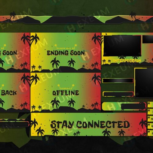 reggae twitch overlay