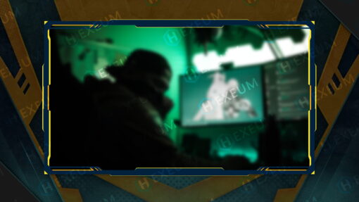 bright yellow webcam overlay