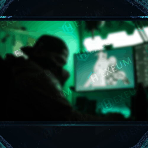 blue webcam overlay