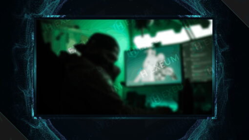 blue webcam overlay