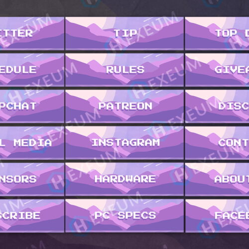 twitch pixel panels