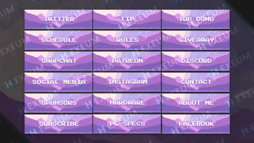 twitch pixel panels