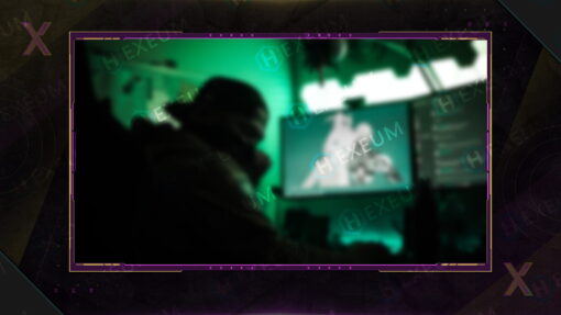 multicolored webcam overlay