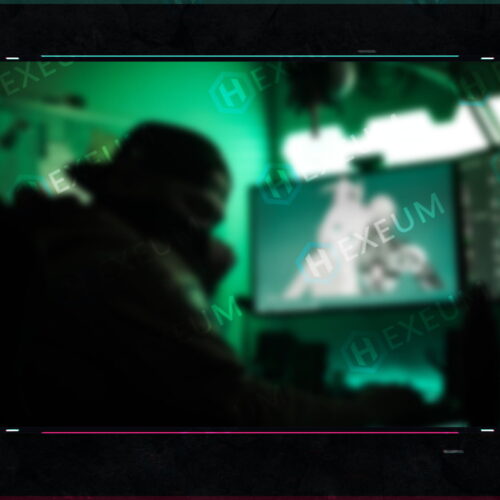 glitch webcam overlay