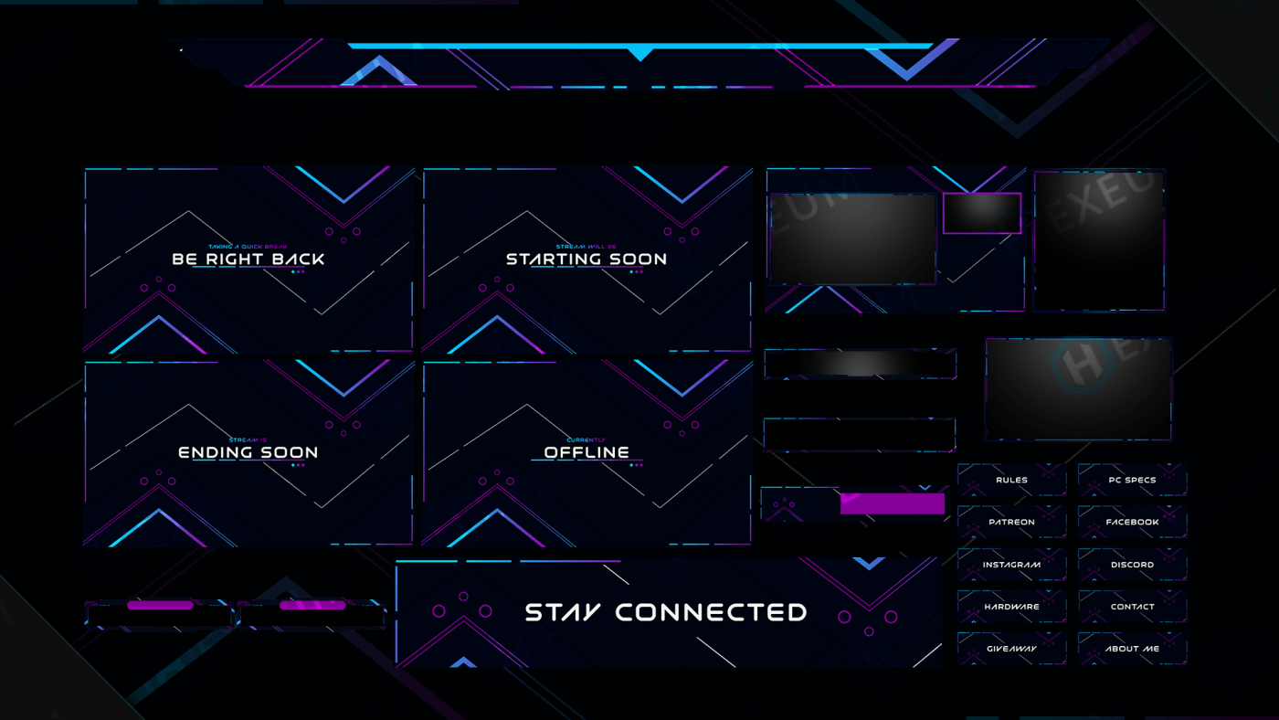 simple twitch overlay