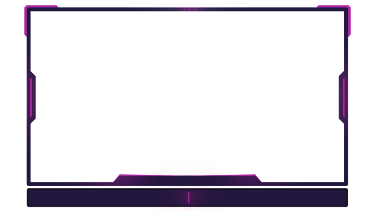 free pink webcam overlay