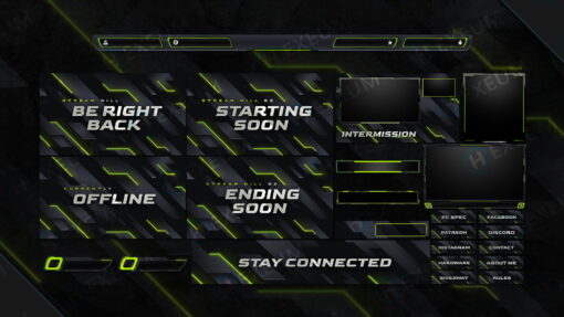 Clean Twitch Overlay