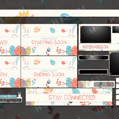 easter twitch overlay
