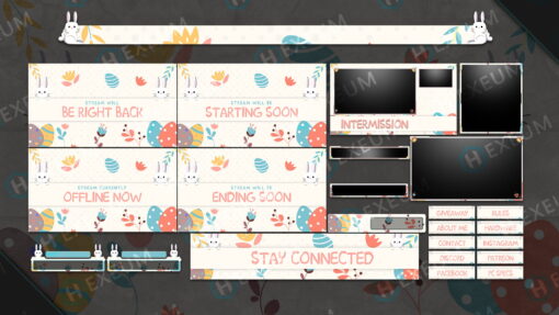 easter twitch overlay