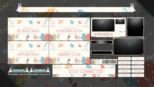 easter twitch overlay