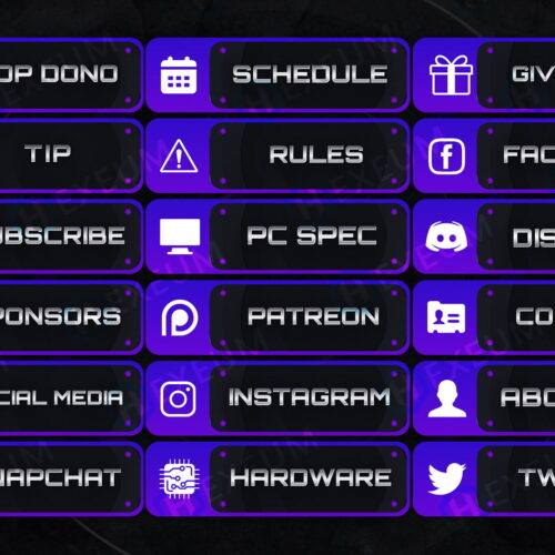 Modern Twitch Panels