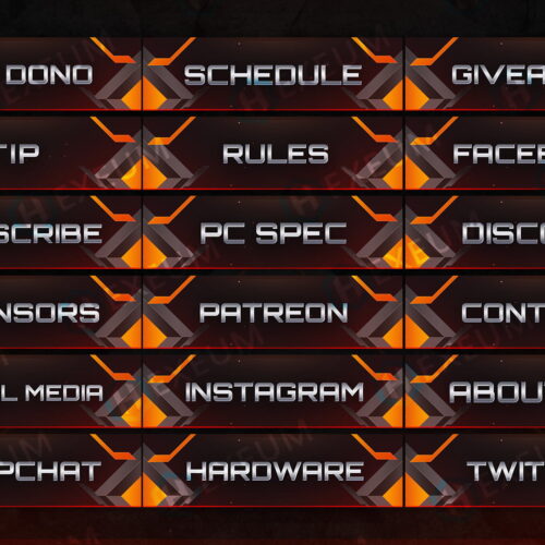 Minimalist Twitch Panels