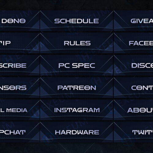 Carbon Twitch Panels
