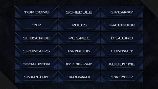 Carbon Twitch Panels