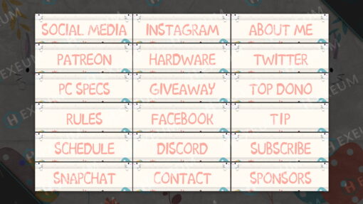 easter twitch panels