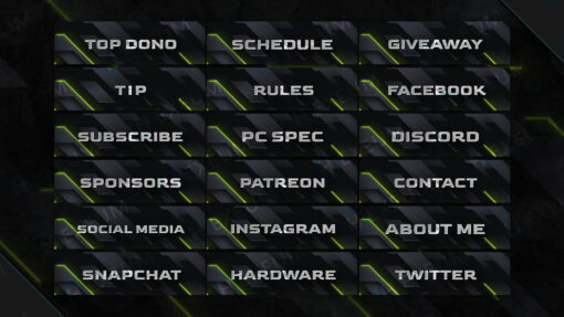 Clean Twitch Panels