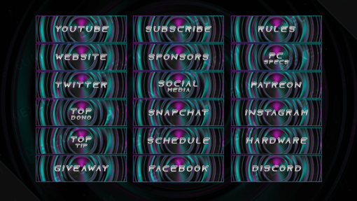 simple twitch panels