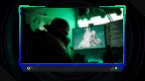 Neon Webcam Overlay