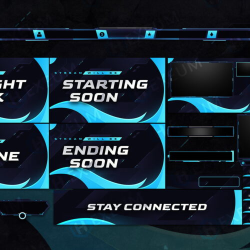 Vibrant Twitch Overlay