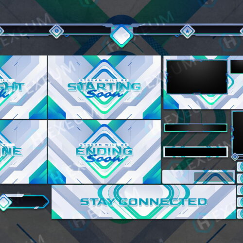 Futuristic Twitch Overlay