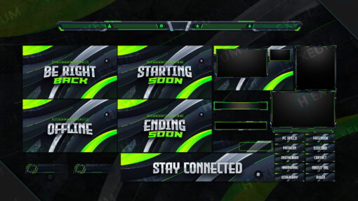 Clean Twitch Overlay