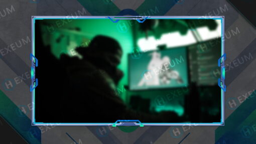 Futuristic Webcam Overlay