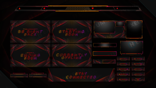 Neon Twitch Overlay