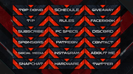 Modern Twitch Panels