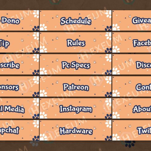 Dog Twitch Panels