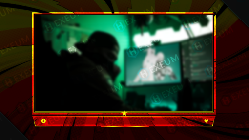 Comic Book Webcam Overlay
