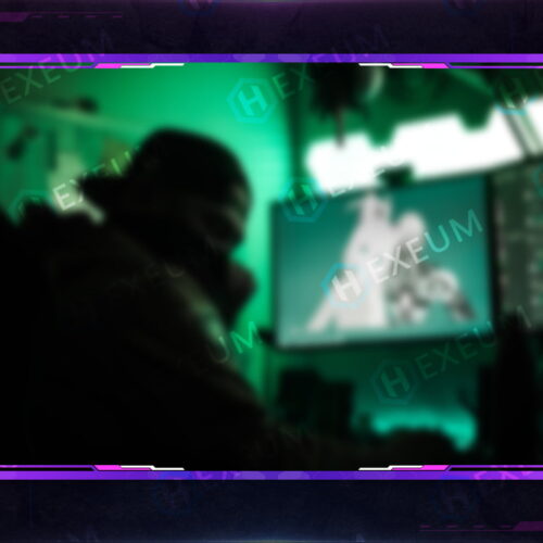 Sci-fi Webcam Overlay
