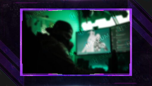 Sci-fi Webcam Overlay