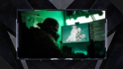 Black Webcam Overlay