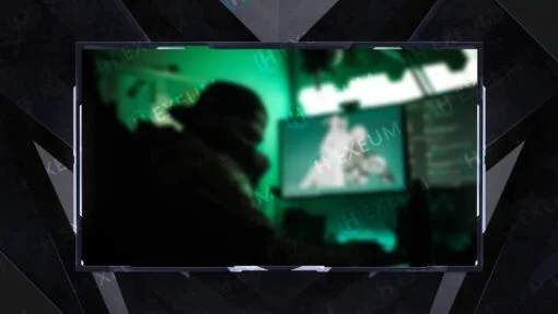 Black Webcam Overlay