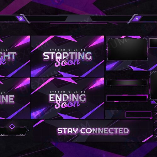 Pink Twitch Overlay