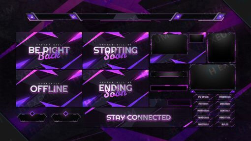 Pink Twitch Overlay