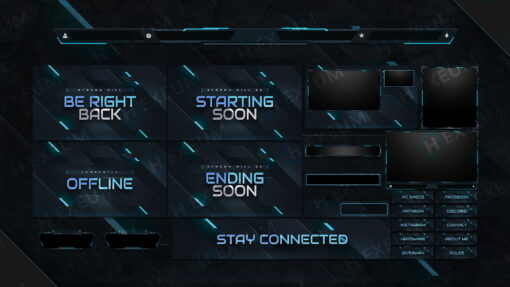 rainbow six siege twitch overlay stream layout