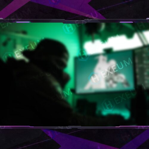 Pink Webcam Overlay