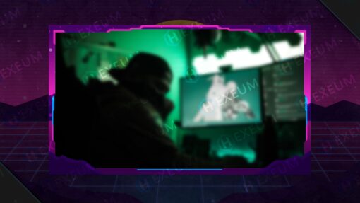 Synthwave Webcam Overlay