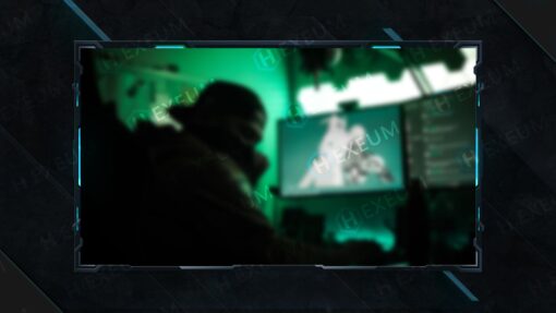 Blue Webcam Overlay