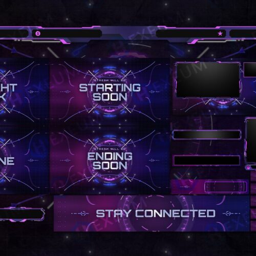 Neon Stream Overlay
