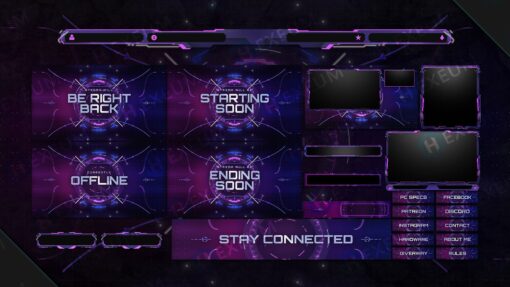 Neon Stream Overlay
