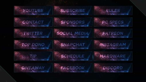 Luminal Particle Twitch Panels