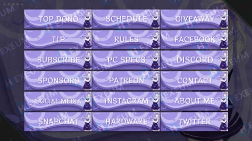 free Anime Twitch Panels