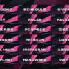 Pink Twitch Panels