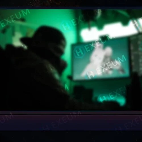 Synthwave Webcam Overlay