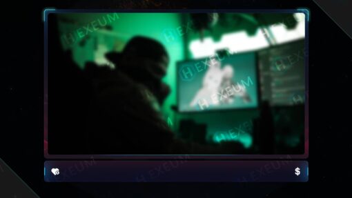 Synthwave Webcam Overlay
