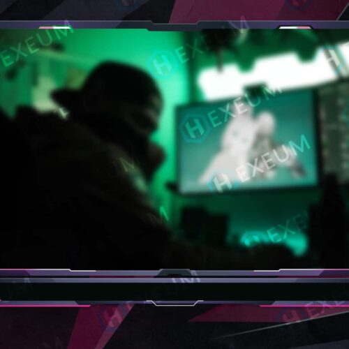 Pink Webcam Overlay