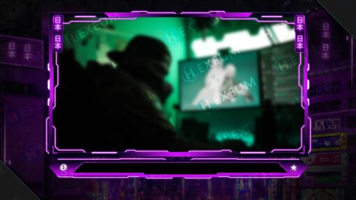 Neon Twitch Panels