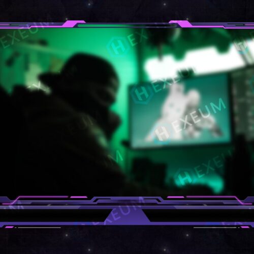 Neon Webcam Overlay